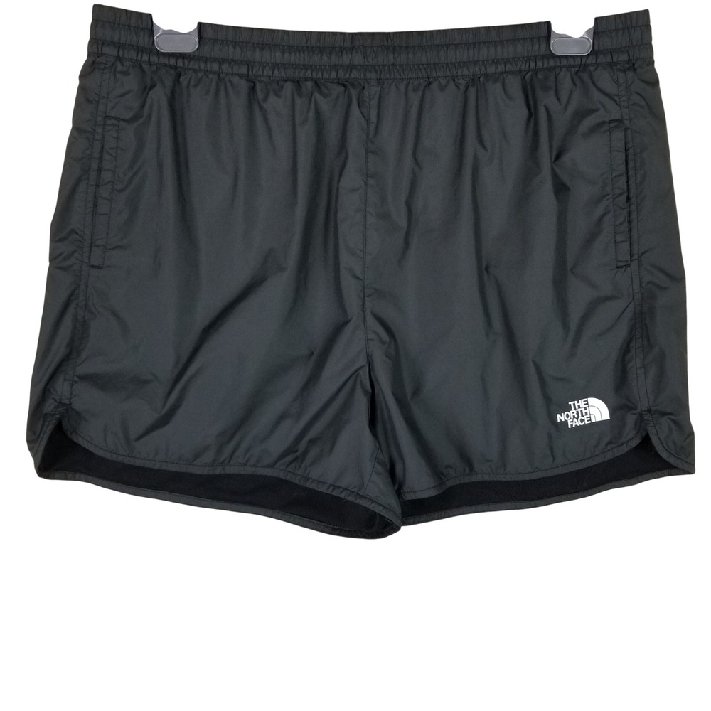 The North Face Hydrenaline Shorts Womens 1X Black WindWall Athletic Running